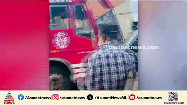 സ്വകാര്യബസ് പിക്കപ്പിൽ ഇടിപ്പിച്ച സംഭവം; ഇടപെട്ട് ​ഗതാ​ഗത കമ്മീഷണർ, ഡ്രെെവറെ ഹാജറാക്കാൻ നിർദേശം