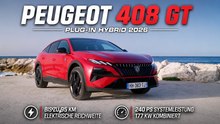 Peugeot 408 GT Plug-In Hybrid 2026 zeigt neues Fastback-Design