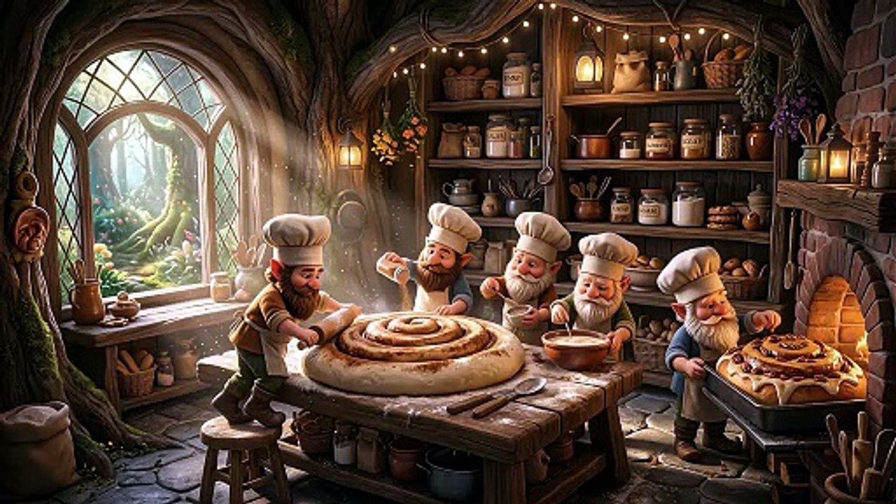 Gnome during dinner