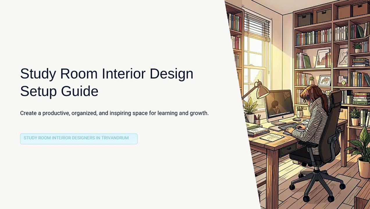 Study Room Interior Design  Setup Guide