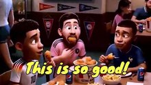 Messi Started Coughing While Eating Chicken… Mbappe Couldn’t Stop Laughing 😂🍗