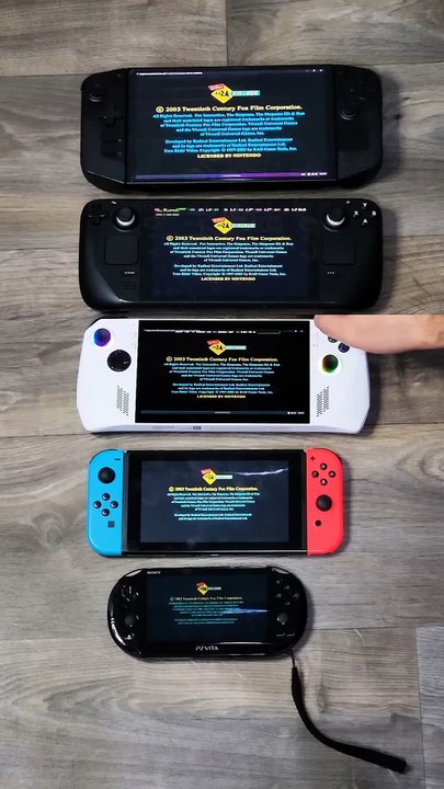 The Simpsons Hit & Run - PS Vita vs Switch vs Rog Ally vs Steam Deck vs Legion GO - Comparison