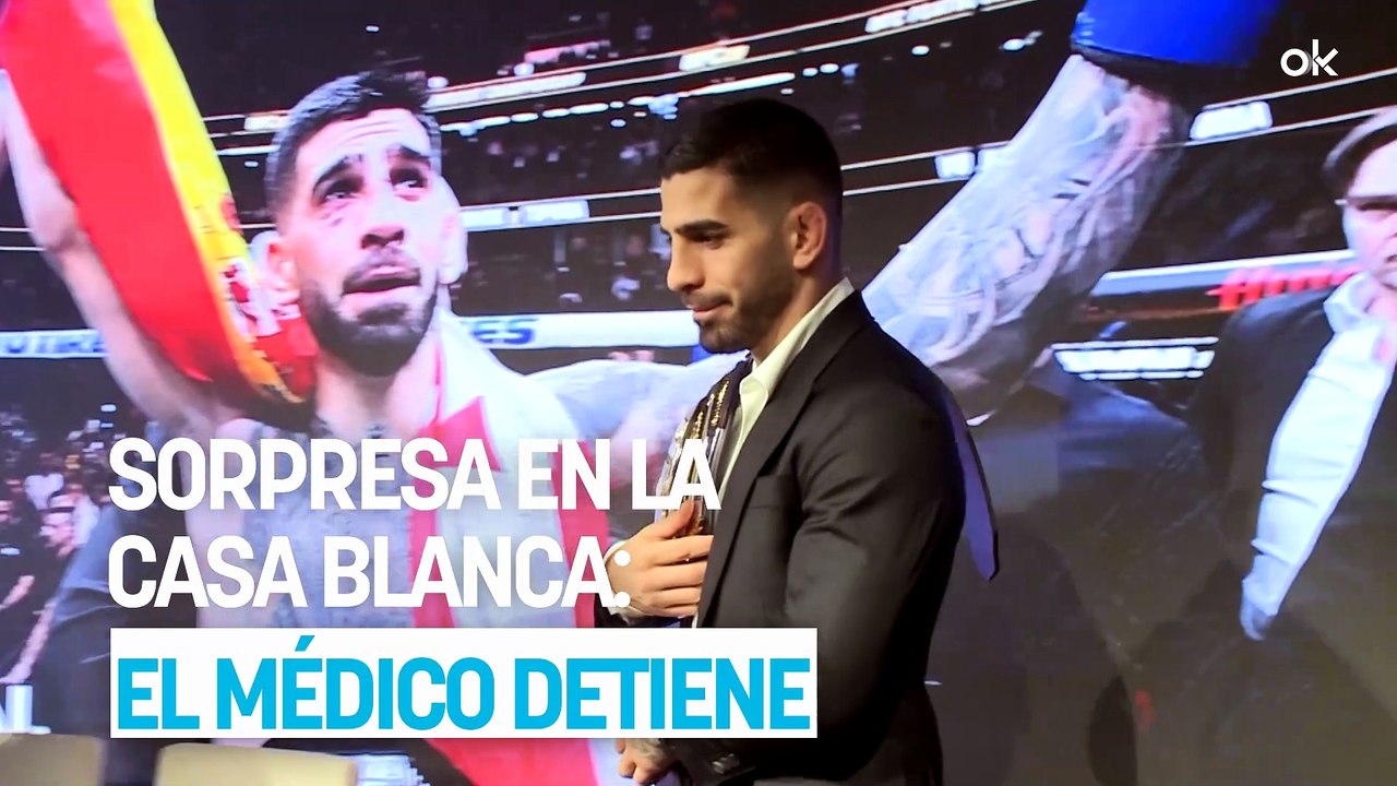 Sorpresón en la Casa Blanca: el médico detiene la pelea y Topuria pierde el cinturón de la UFC