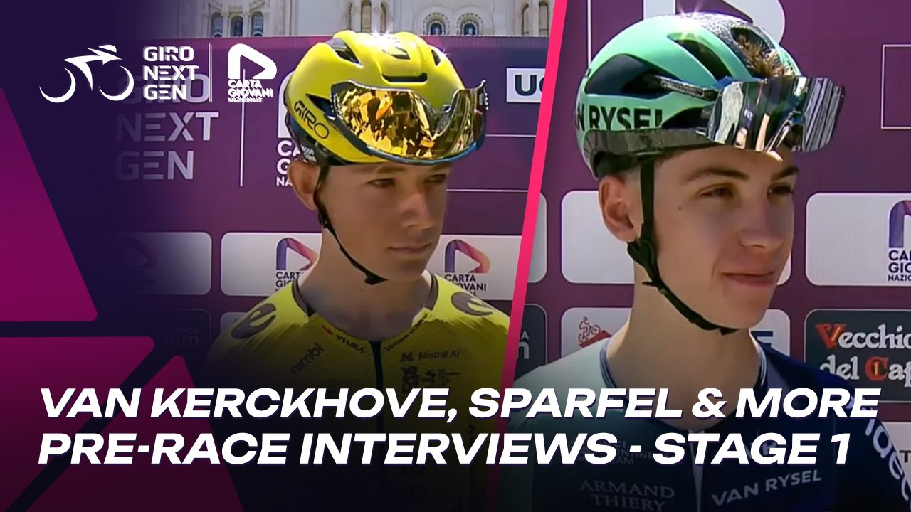 Van Kerckhove: “We’ll give everything we’ve got today for this stage” | Interview Giro Next Gen 2026