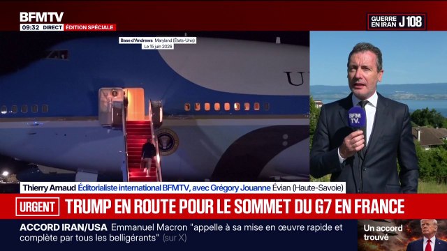 Donald Trump attendu cet après-midi à Évian pour le G7