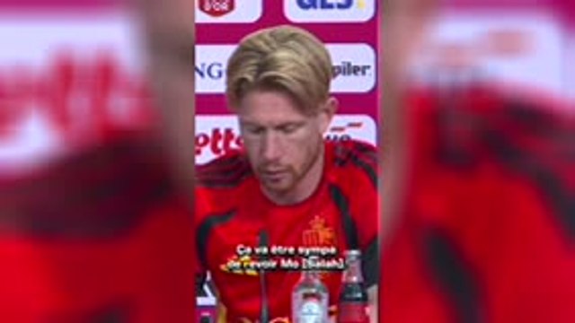 Belgique - De Bruyne : “Ça va être sympa d’affronter Salah, comme au bon vieux temps”