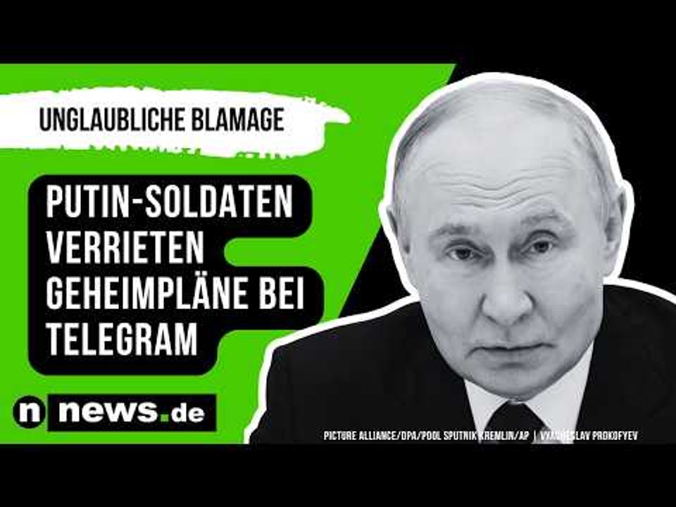 Unglaubliche Blamage - Putin-Soldaten verrieten Geheimpläne bei Telegram