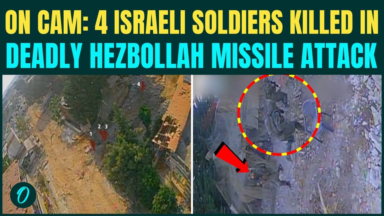 4 Israeli Soldiers KILLED In Hezbollah Missile Attack, IDF Troops Bleed In CHILLING Strike