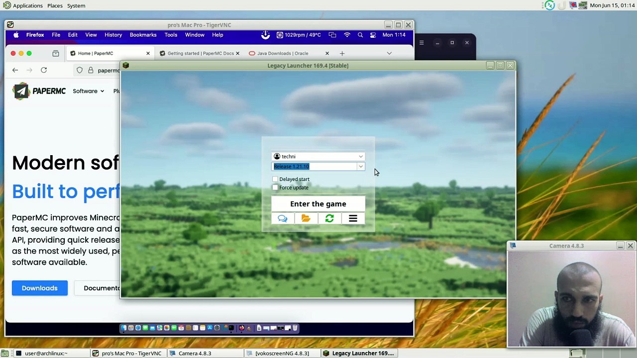 Setting up my first minecraft server (papermc)