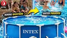 Intex Metal Frame Above Ground Pool Set