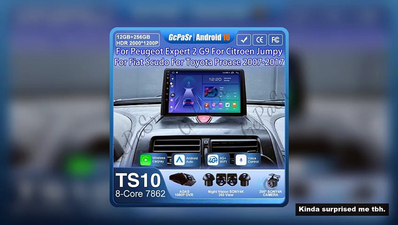 Car Radio Carplay For Peugeot Expert 2 G9 For Citroen Jumpy For Fiat Scudo For Toyota Proace 2007-20
