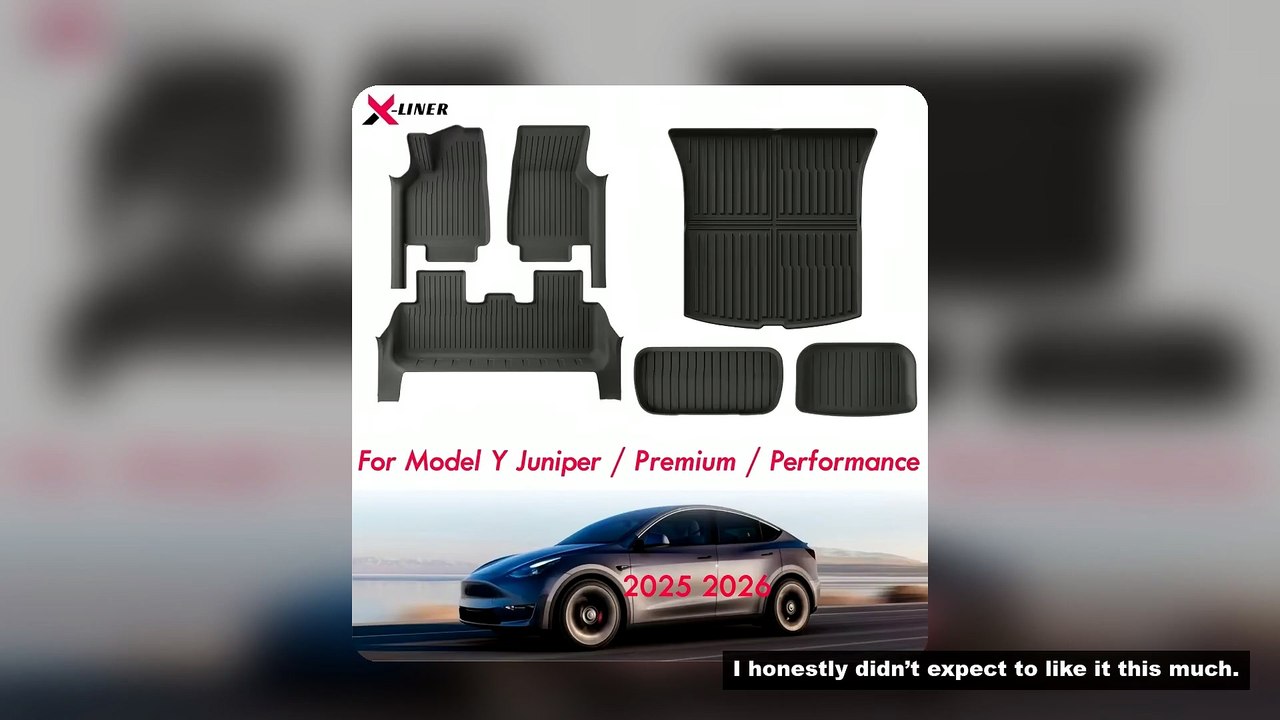 For Tesla Model Y Juniper / Premium / Performance Fully Protection Floor Liners with Door Sill Prote