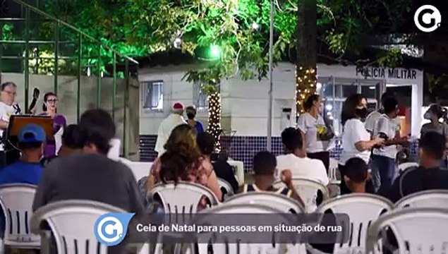 Arcebispo e moradores de rua participam de ceia de Natal em Vitória