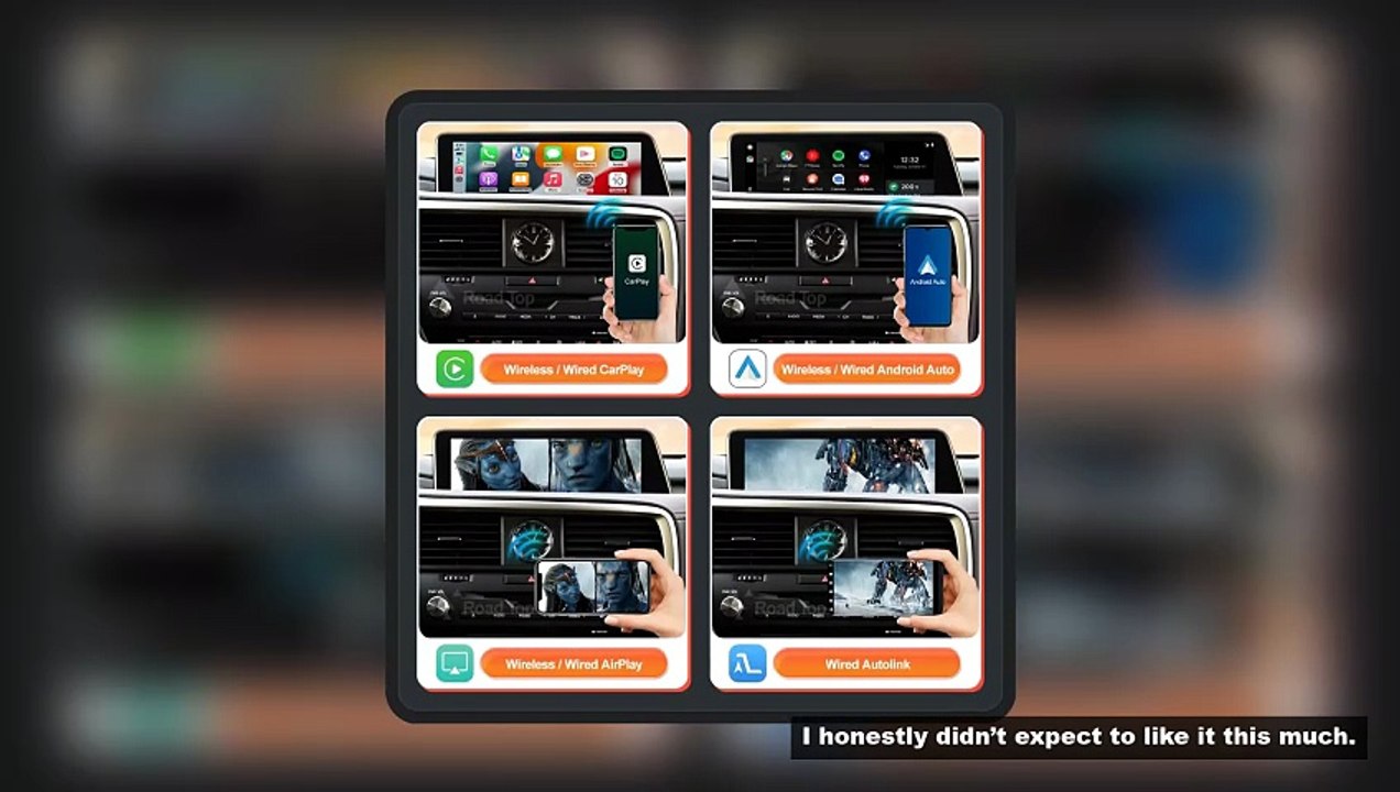 Wireless CarPlay for Lexus RX 2016-2019, with Android Auto Mirror Link AirPlay Navigation Car Play F