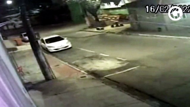 Câmera flagrou fuga de suspeitos de matar sargento em bar de Vitória