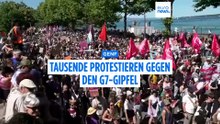 Vor G7-Gipfel: Proteste und Ausschreitungen in Genf