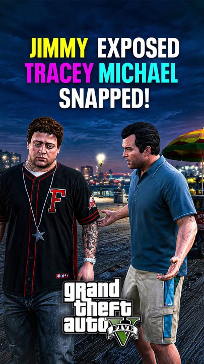 Jimmy Exposed Tracey... Michael Snapped! #gamestyphoon #gta5 #gtav #shorts #Jimmy #Michael #Exposed