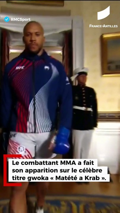 L'entrée de Cyril Gane à la Maison Blanche
