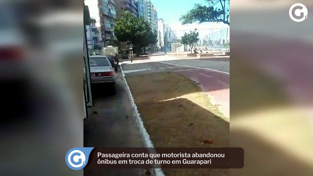 Passageira conta que motorista abandonou ônibus em troca de turno em Guarapari