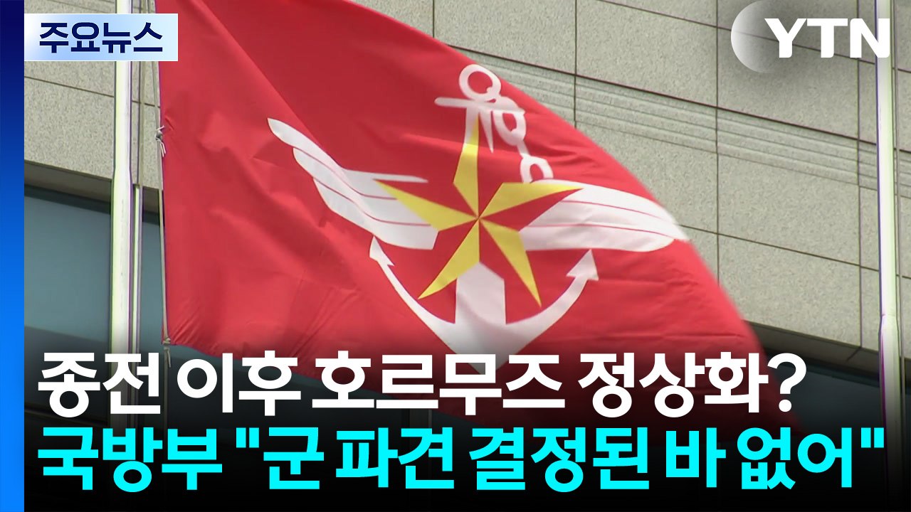 국방부 "호르무즈 군 파견 여부 결정된 바 없어" / YTN