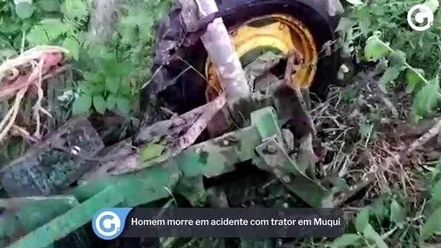Homem morre em acidente com trator em Muqui