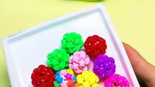 Beadable Clay Pens with Three Layers Colors Rhinestones Covered the Entire Pens, Neon Colors