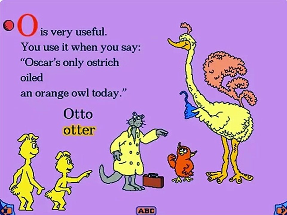 Dr. Seuss's ABC Living Books - Letter O