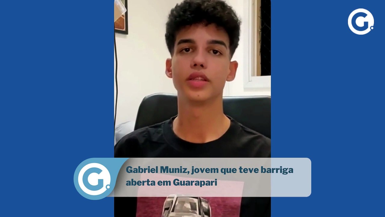 Gabriel Muniz fala sobre o dia em que teve barriga aberta em praia de Guarapari