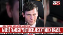 Continúa la conmoción por la trágica muerte de Gaspi, el famoso Youtuber argentino