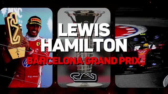 Barcelona GP F1 Star Driver - Lewis Hamilton