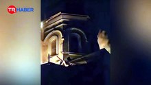 Rusya bombaladı: Kiev'de bin yıllık Lavra Manastırı alevler içinde kaldı