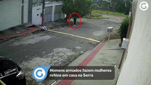 Homens armados fazem mulheres reféns em casa na Serra