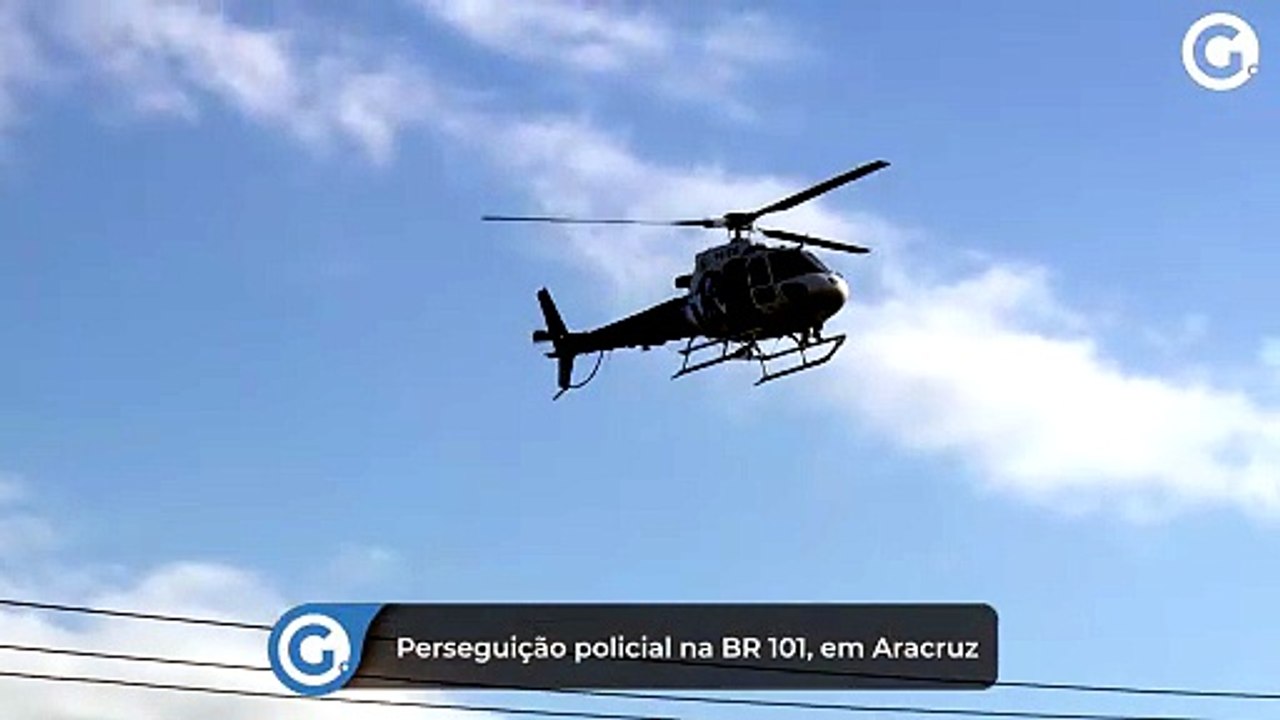 Perseguição policial na BR 101, em Aracruz
