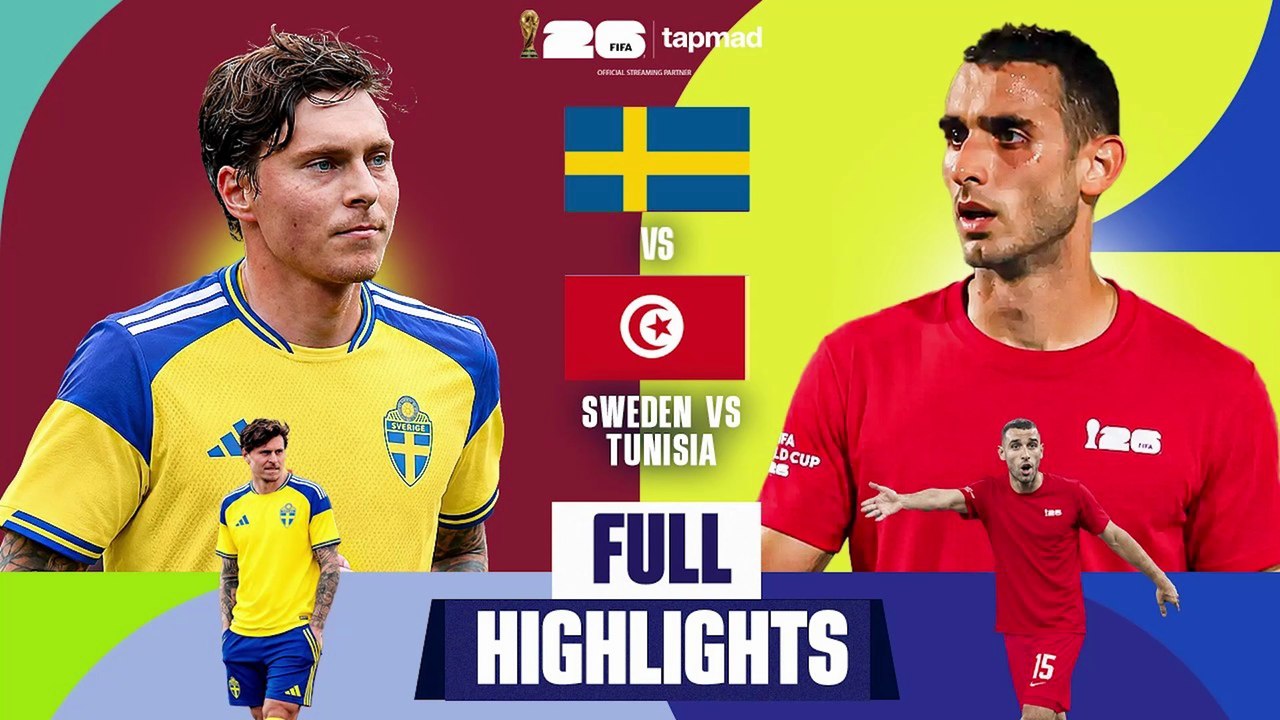 Sweden vs Tunisia | Full Highlights | FIFA World Cup 2026 | FIFA26