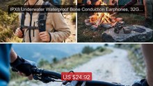 IPX8 Underwater Waterproof Bone Conduction Earphones, 32GB MP3... -- Hot Deal 2026 | Limited Offer!