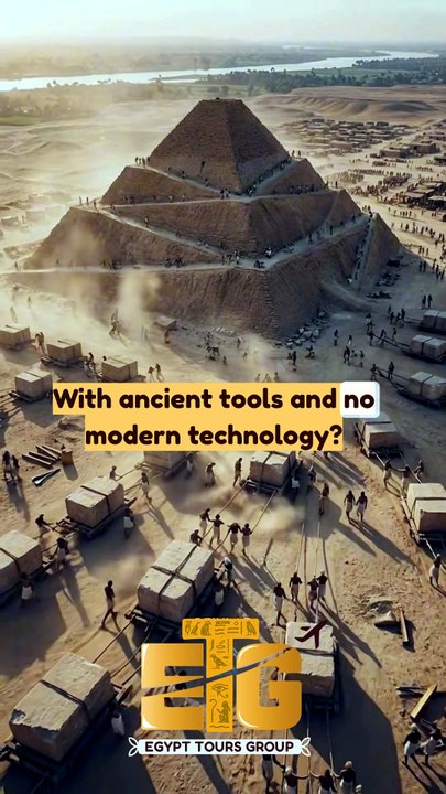 How were the pyramids built?