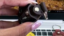 Leather Paw Keychain