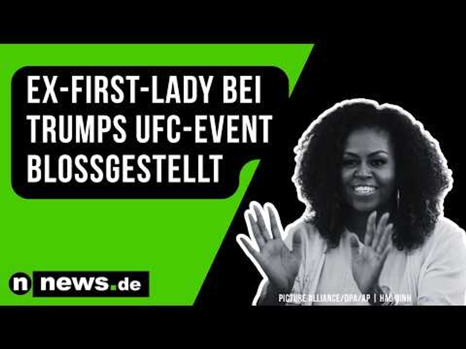 Michelle Obama: Abscheuliche Szenen - Ex-First-Lady bei Trumps UFC-Event bloßgestellt
