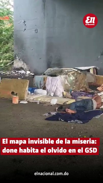 Entre basura y humo: la cruda vida de los sin techo que habitan las calles del Gran Santo Domingo