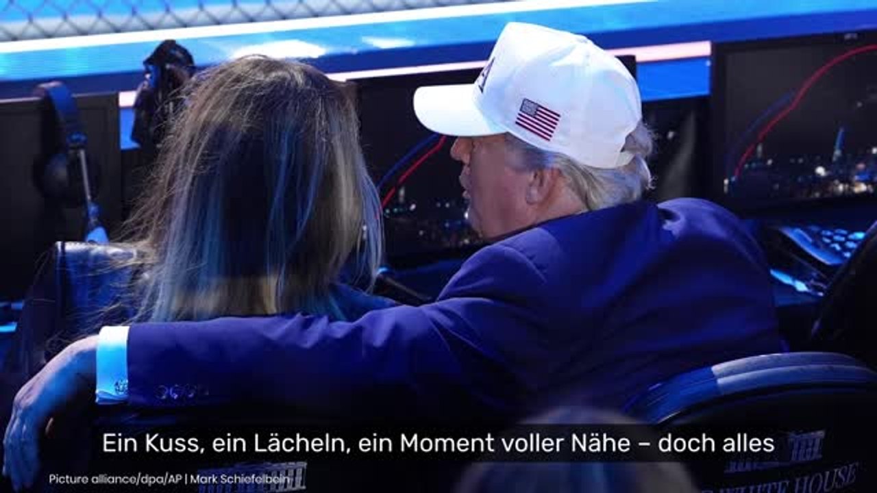 Melania Trump: Fake-Kuss bei Melania und Donald - diese Szene sorgt für Empörung