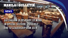 Gatchalian-bloc ready to work in special session, 'possible' end to leadership row seen