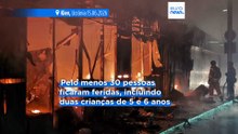 Ataques russos matam pelo menos 11 pessoas e deixam catedral histórica de Kiev em chamas