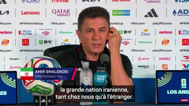 Iran - Le sélectionneur suit la devise de la FIFA : “le football est séparé de la politique”