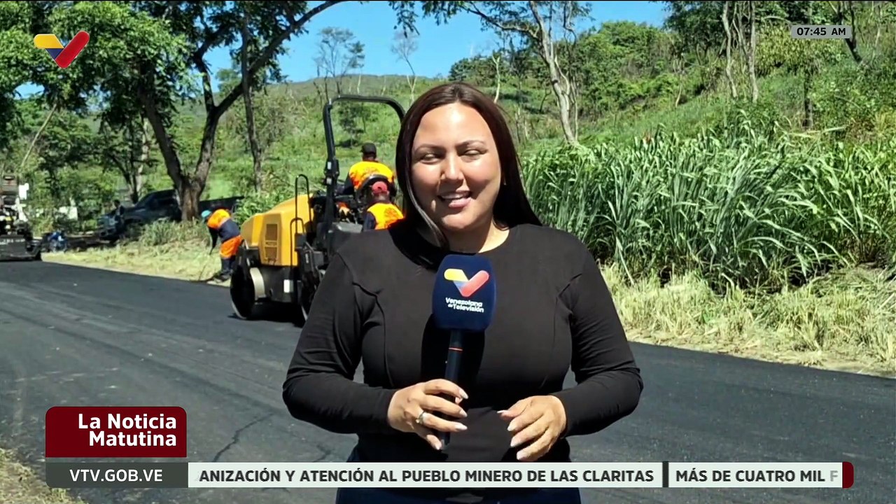 Más de 15 mil toneladas de asfalto serán distribuidas para la recuperación vial del estado Aragua