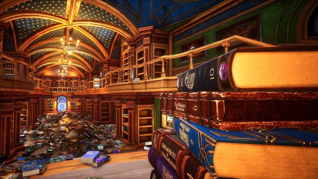 Wer Ordnung liebt, kann in Librarian: Tidy Up the Arcane Library eine ganze Bibliothek sortieren