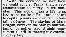 Monday, 26th May 1913 Evidence Against Frank Conclusive, Say Police