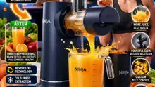 Ninja NeverClog Cold Press Juicer | Powerful Slow Juicer for Fresh Healthy Juice Every Day