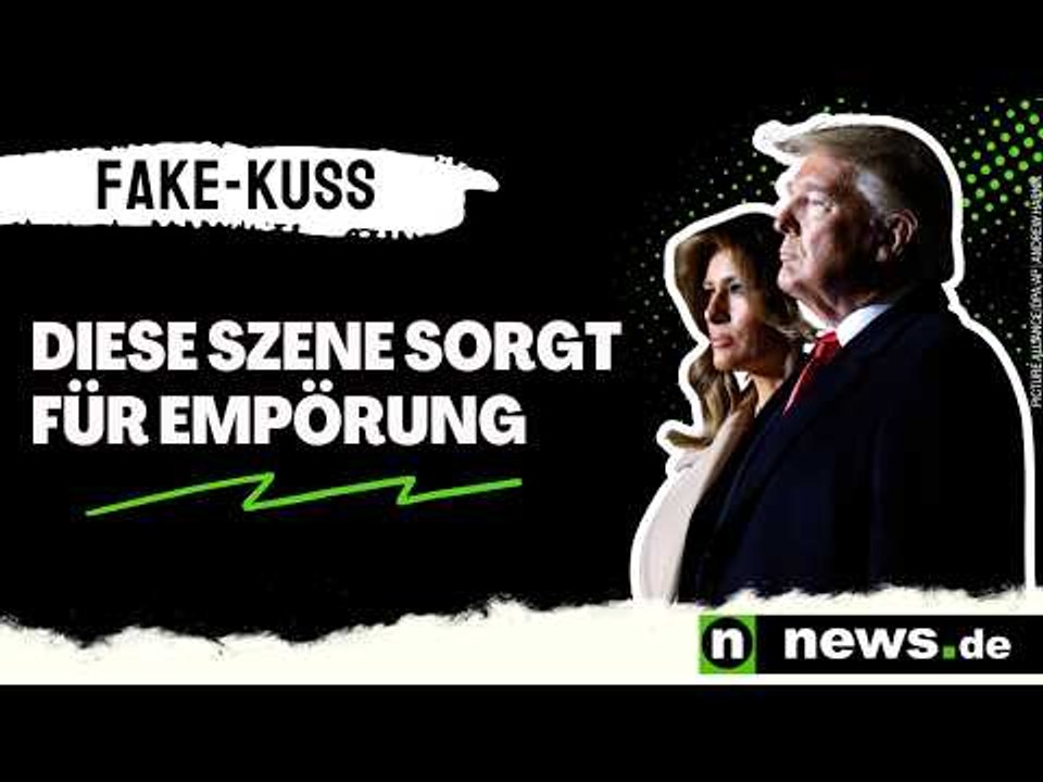 Melania Trump: Fake-Kuss bei Melania und Donald - diese Szene sorgt für Empörung