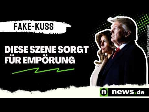 Melania Trump: Fake-Kuss bei Melania und Donald - diese Szene sorgt für Empörung