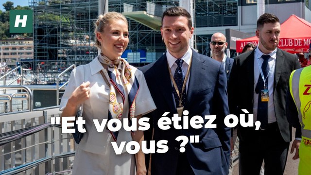 Bardella n’a pas trouvé de bonne réponse à sa présence au Grand Prix de Monaco pendant la marche pour Lyhanna